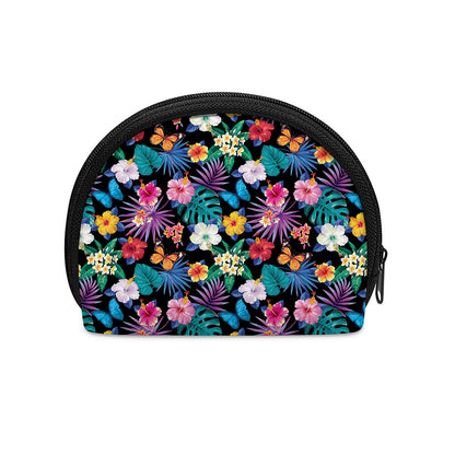 Colorful Tropical Jungle Hawaiian Print Coin Purse