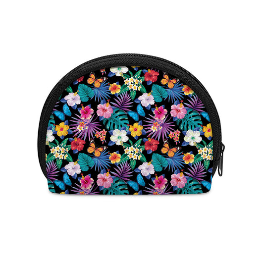 Colorful Tropical Jungle Hawaiian Print Coin Purse