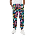 Colorful Tropical Jungle Hawaiian Print Cotton Sweatpants