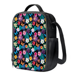 Colorful Tropical Jungle Hawaiian Print Crossbody Lunch Bag