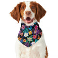 Colorful Tropical Jungle Hawaiian Print Dog Bandana