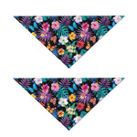 Colorful Tropical Jungle Hawaiian Print Dog Bandana