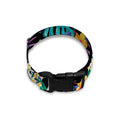 Colorful Tropical Jungle Hawaiian Print Dog Collar