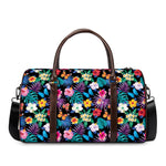 Colorful Tropical Jungle Hawaiian Print Duffle Bag