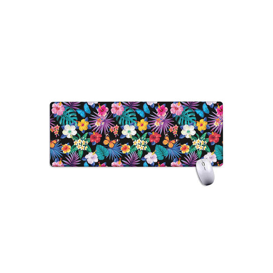 Colorful Tropical Jungle Hawaiian Print Extended Mouse Pad
