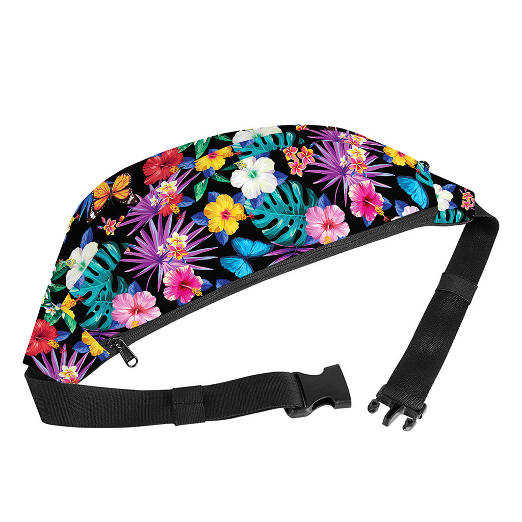 Colorful Tropical Jungle Hawaiian Print Fanny Pack