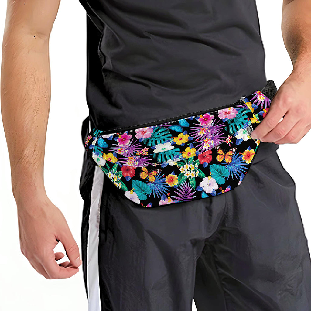 Colorful Tropical Jungle Hawaiian Print Fanny Pack