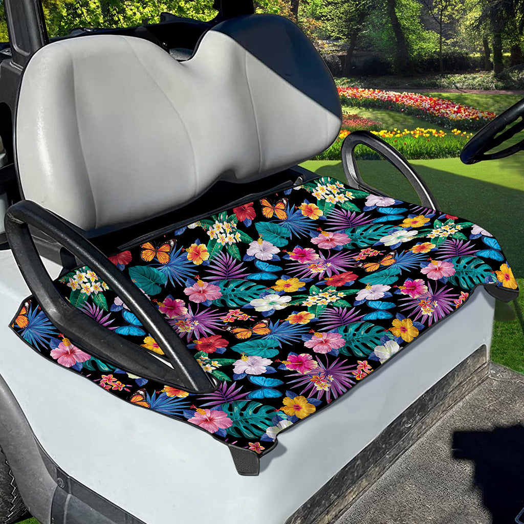 Colorful Tropical Jungle Hawaiian Print Golf Cart Seat Cover