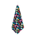 Colorful Tropical Jungle Hawaiian Print Hand Towel