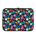 Colorful Tropical Jungle Hawaiian Print Laptop Sleeve