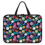Colorful Tropical Jungle Hawaiian Print Laptop Sleeve With Handle