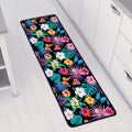 Colorful Tropical Jungle Hawaiian Print Long Kitchen Mat