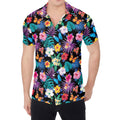 Colorful Tropical Jungle Hawaiian Print Men's Shirt