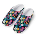 Colorful Tropical Jungle Hawaiian Print Mesh Casual Shoes