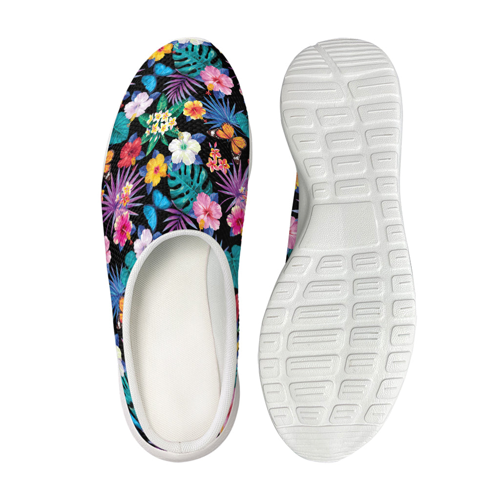 Colorful Tropical Jungle Hawaiian Print Mesh Casual Shoes