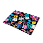 Colorful Tropical Jungle Hawaiian Print Pet Cooling Mat Cover