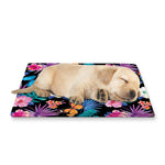 Colorful Tropical Jungle Hawaiian Print Pet Cooling Mat Cover