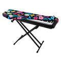 Colorful Tropical Jungle Hawaiian Print Piano Keyboard Cover