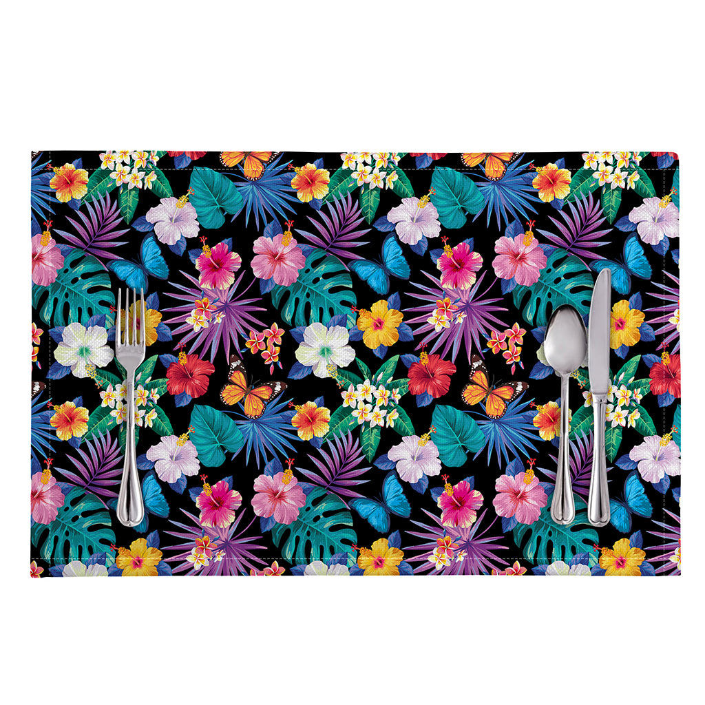 Colorful Tropical Jungle Hawaiian Print Placemat