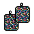 Colorful Tropical Jungle Hawaiian Print Pot Holders