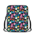Colorful Tropical Jungle Hawaiian Print Rectangular Crossbody Bag