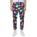Colorful Tropical Jungle Hawaiian Print Joggers