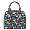 Colorful Tropical Jungle Hawaiian Print Shoulder Handbag