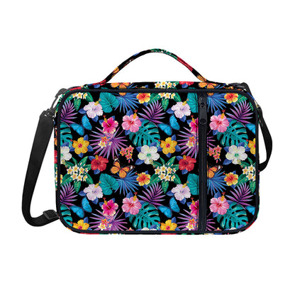 Colorful Tropical Jungle Hawaiian Print Shoulder Strap Bible Bag
