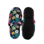 Colorful Tropical Jungle Hawaiian Print Slippers