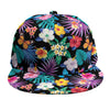 Colorful Tropical Jungle Hawaiian Print Snapback Cap