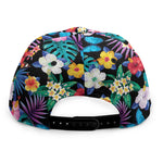 Colorful Tropical Jungle Hawaiian Print Snapback Cap