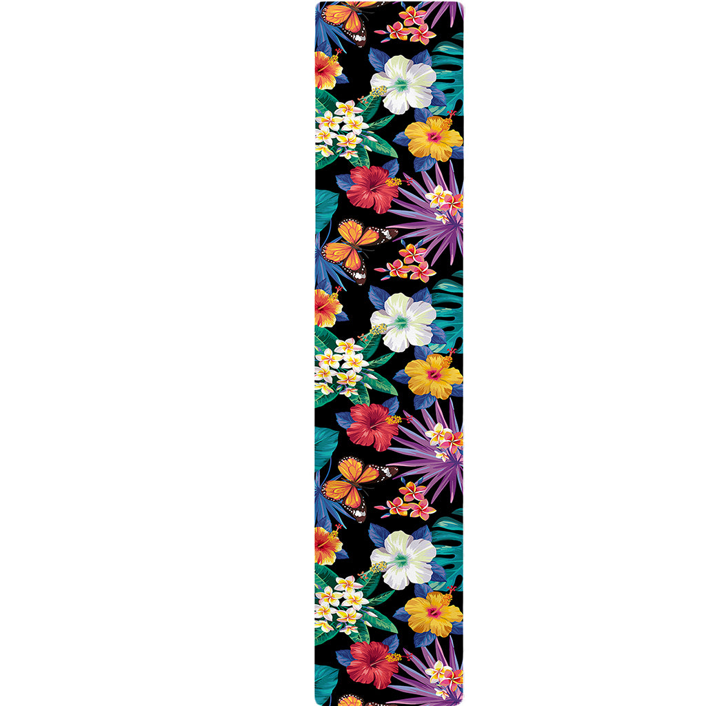 Colorful Tropical Jungle Hawaiian Print Table Runner