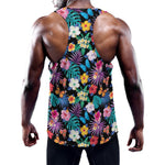 Colorful Tropical Jungle Hawaiian Print Training Tank Top