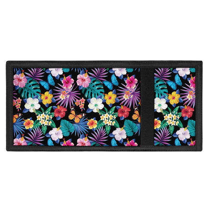 Colorful Tropical Jungle Hawaiian Print Trifold Wallet