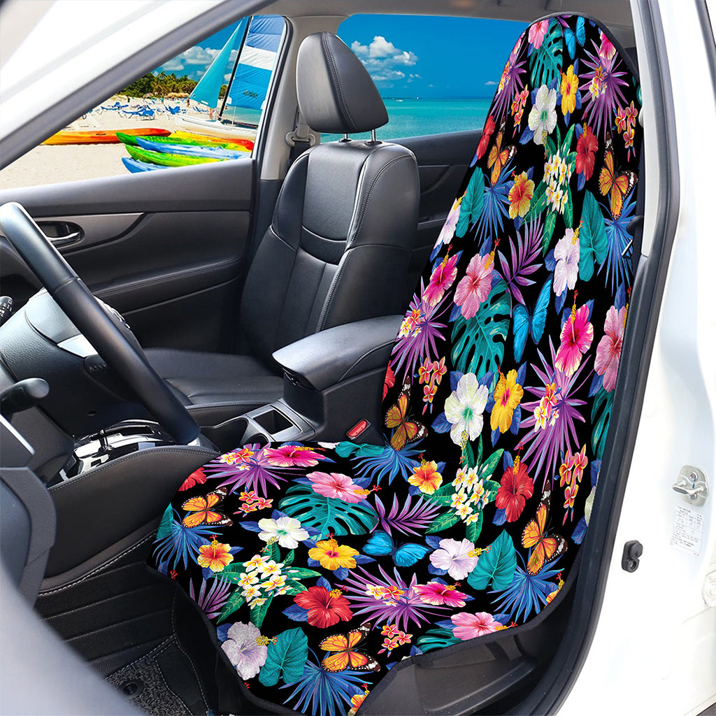 Colorful Tropical Jungle Hawaiian Print Waterproof Car Seat Cover