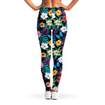 Colorful Tropical Jungle Hawaiian Print Women's Leggings