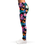 Colorful Tropical Jungle Hawaiian Print Women's Leggings