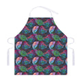 Colorful Tropical Leaves Pattern Print Adjustable Apron