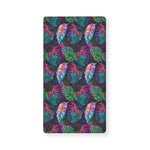 Colorful Tropical Leaves Pattern Print Baby Crib Sheet