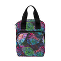 Colorful Tropical Leaves Pattern Print Bible Tote Bag