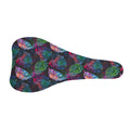 Colorful Tropical Leaves Pattern Print Bicycle Seat Cover