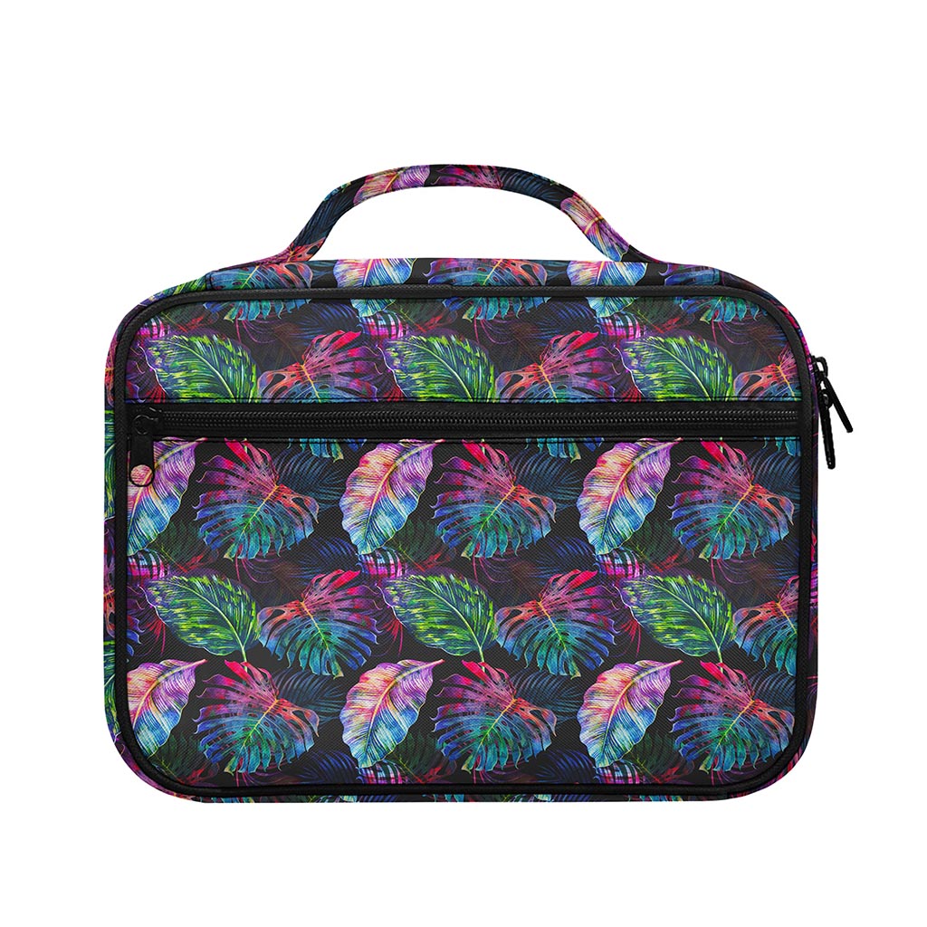 Colorful Tropical Leaves Pattern Print Briefcase Bible Bag