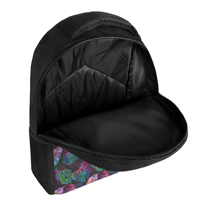 Colorful Tropical Leaves Pattern Print Casual Backpack