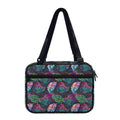 Colorful Tropical Leaves Pattern Print Double Strap Bible Bag