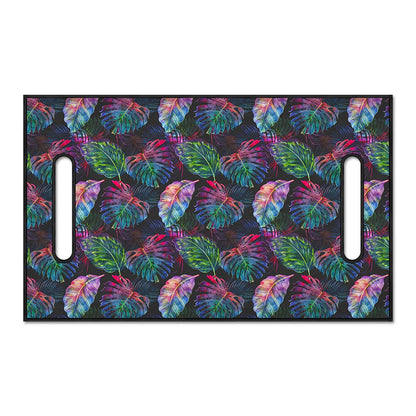 Colorful Tropical Leaves Pattern Print Golf Cart Seat Cover
