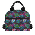 Colorful Tropical Leaves Pattern Print Insulated Lunch Bag