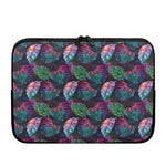 Colorful Tropical Leaves Pattern Print Laptop Sleeve