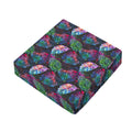 Colorful Tropical Leaves Pattern Print Outdoor Seat Cushion Cover