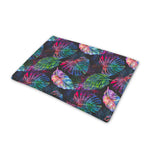 Colorful Tropical Leaves Pattern Print Pet Cooling Mat Cover