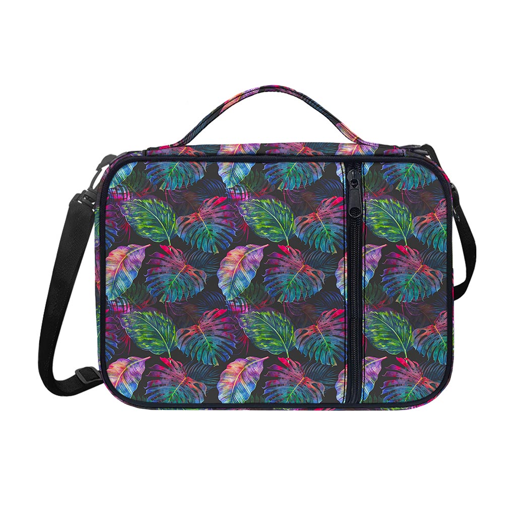 Colorful Tropical Leaves Pattern Print Shoulder Strap Bible Bag